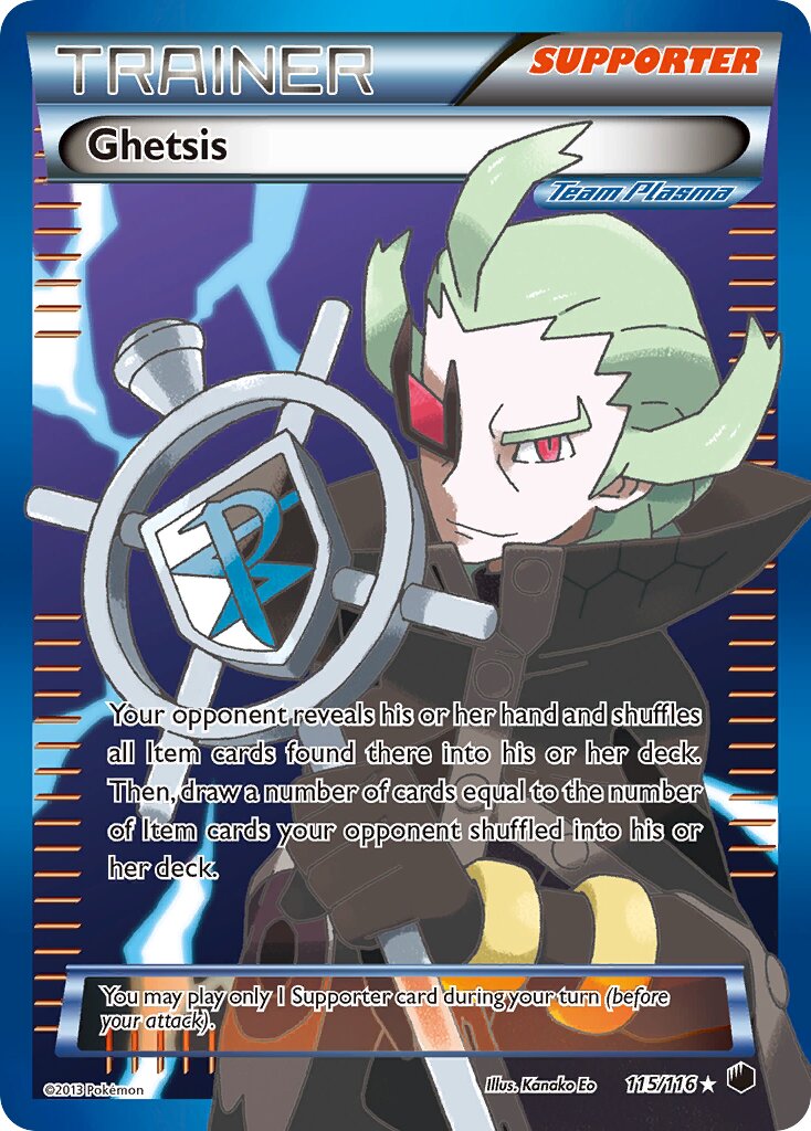 Ghetsis 115/116 — Plasma Freeze (English Pokémon TCG card)