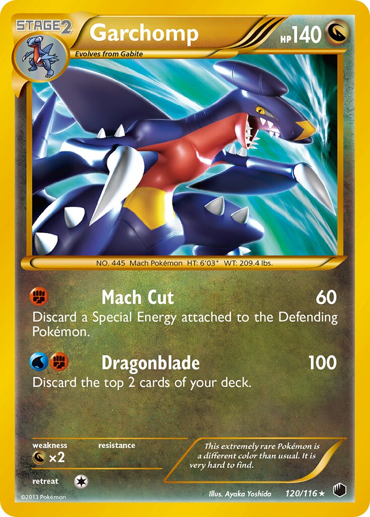 Garchomp 120/116 — Plasma Freeze (English Pokémon TCG card)
