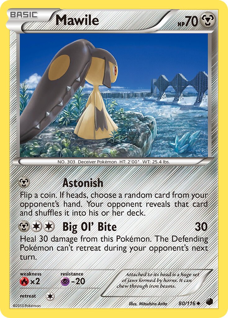 Mawile 080/116 — Plasma Freeze (English Pokémon TCG card)