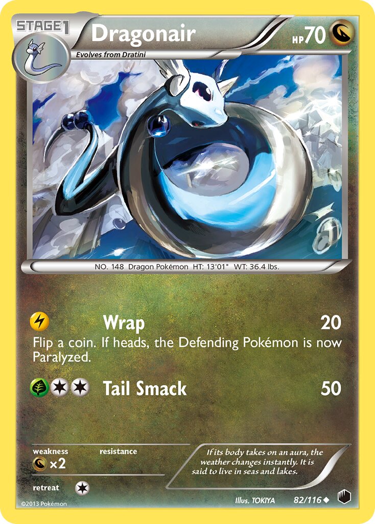 Dragonair 082/116 — Plasma Freeze (English Pokémon TCG card)