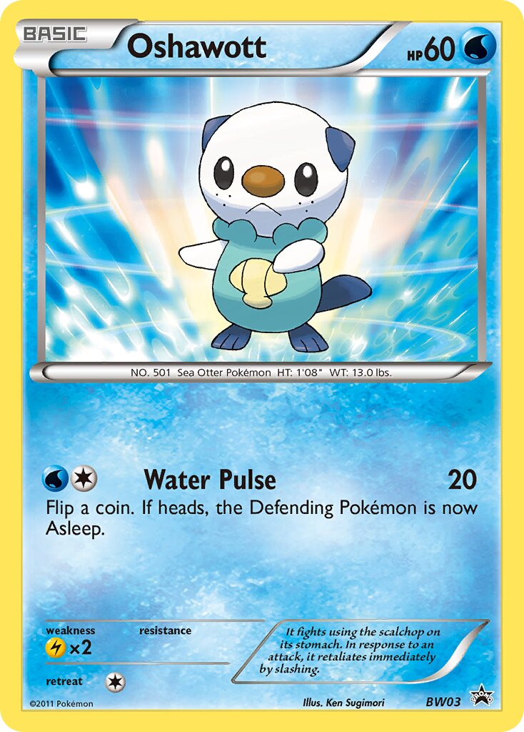 Oshawott BW03 — Black & White Promos (English Pokémon TCG card)