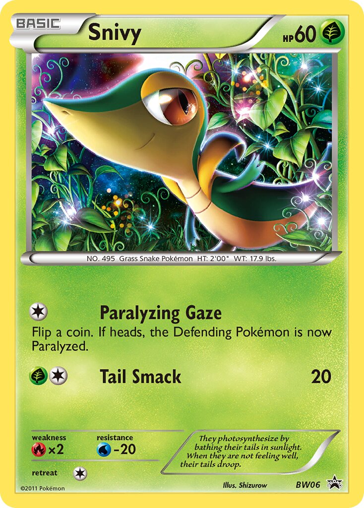 Snivy BW06 — Black & White Promos (English Pokémon TCG card)