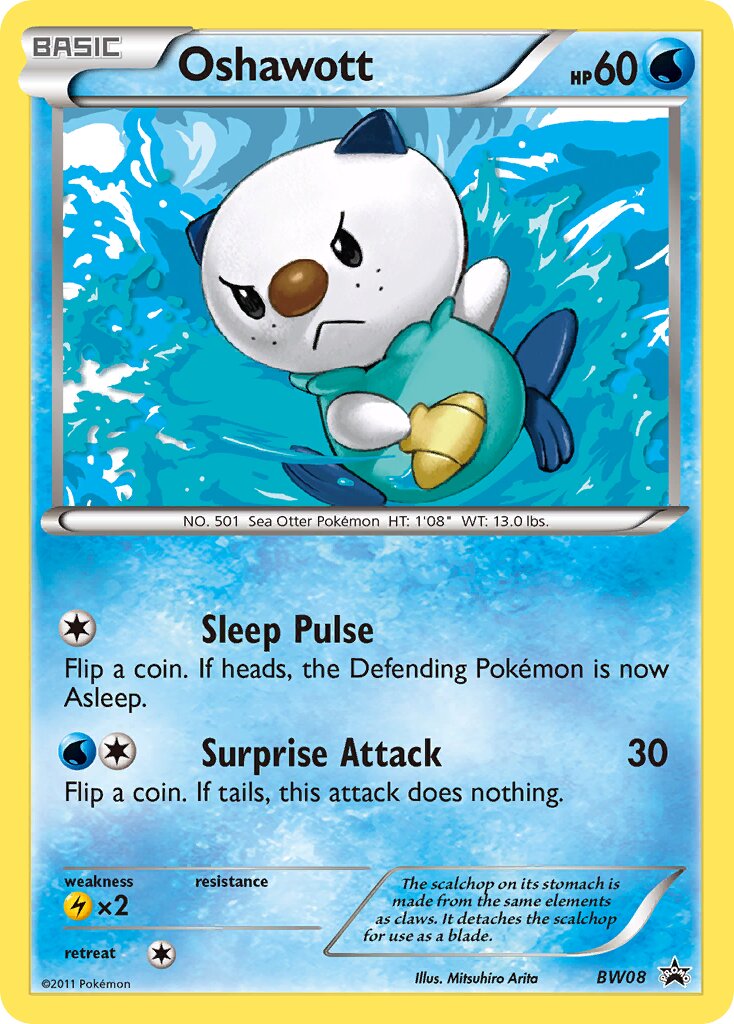 Oshawott BW08 — Black & White Promos (English Pokémon TCG card)