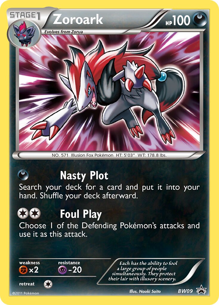 Zoroark BW09 — Black & White Promos (English Pokémon TCG card)