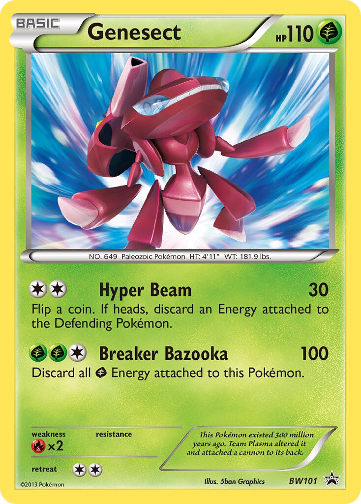 Genesect BW101 — Black & White Promos (English Pokémon TCG card)