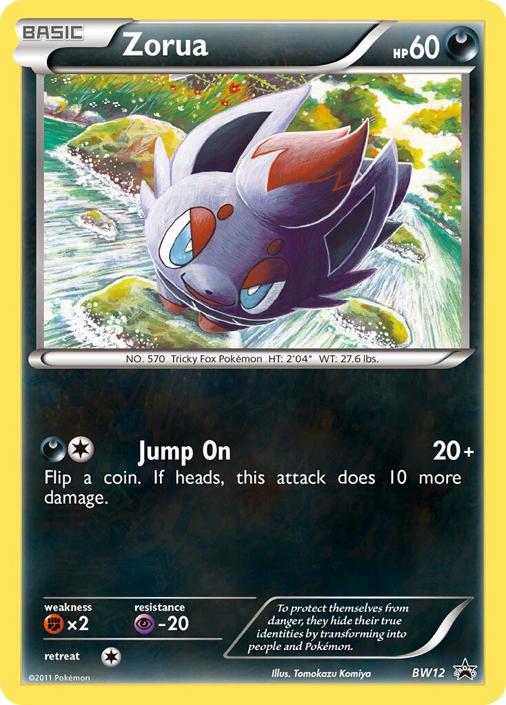 Zorua BW12 — Black & White Promos (English Pokémon TCG card)