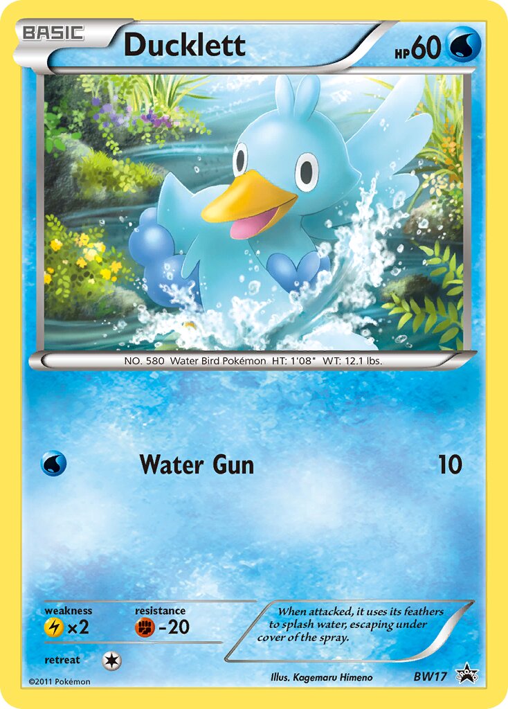 Ducklett BW17 — Black & White Promos (English Pokémon TCG card)