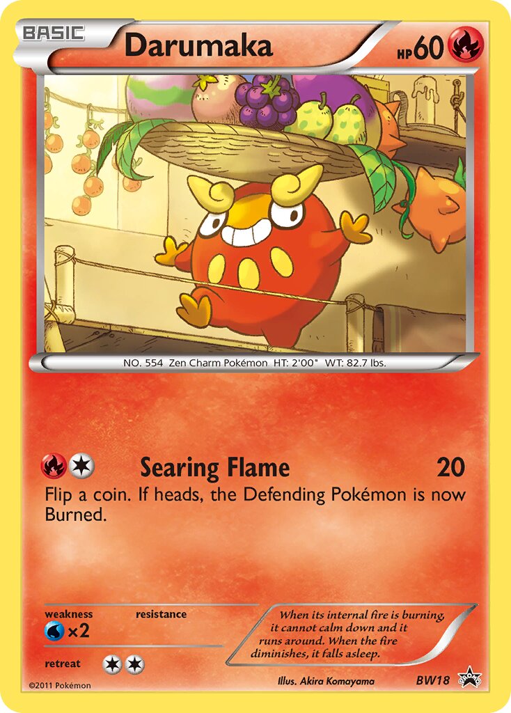Darumaka BW18 — Black & White Promos (English Pokémon TCG card)
