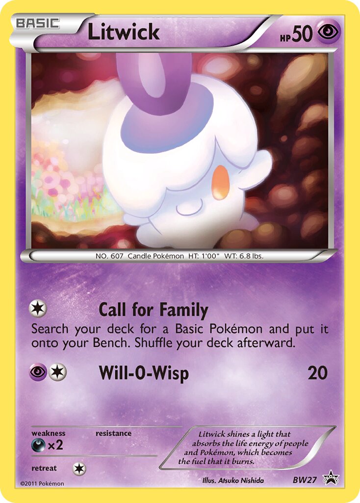 Litwick BW27 — Black & White Promos (English Pokémon TCG card)