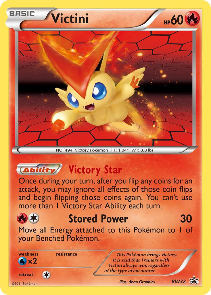Victini BW32 — Black & White Promos (English Pokémon TCG card)