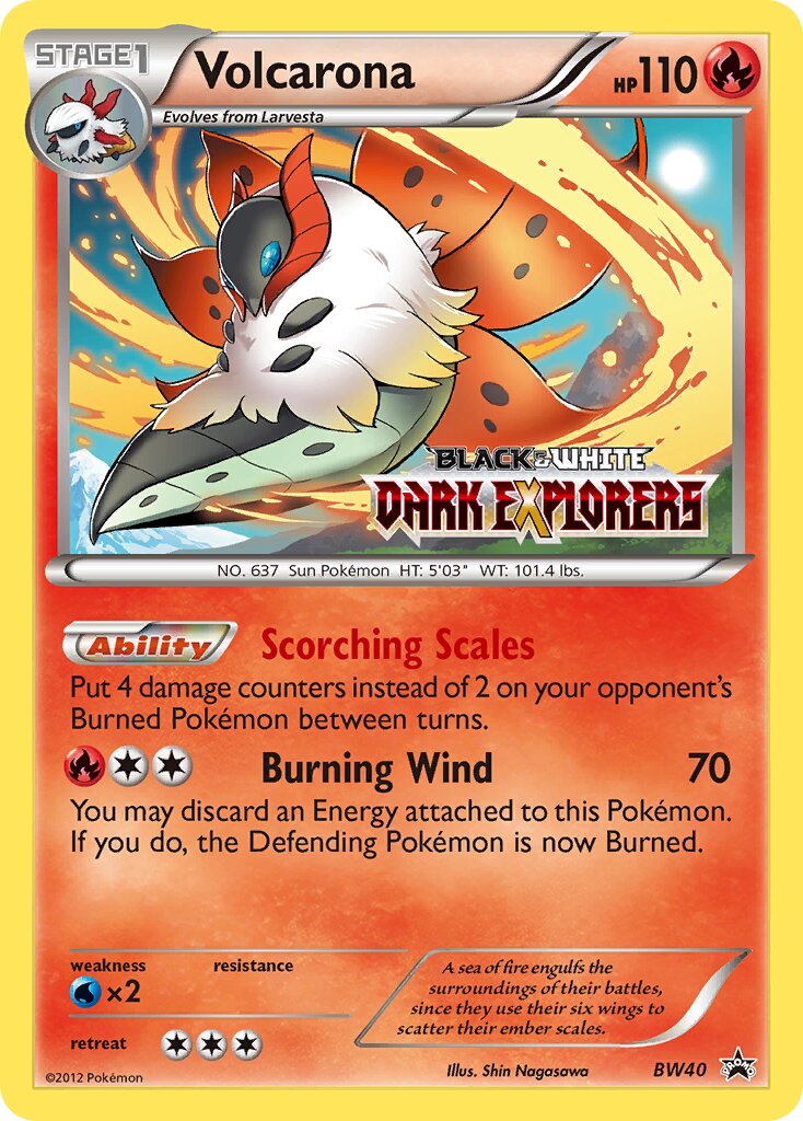 Volcarona BW40 — Black & White Promos (English Pokémon TCG card)
