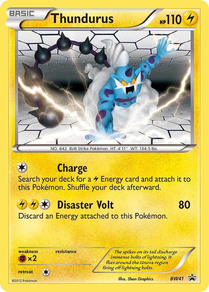 Thundurus BW41 — Black & White Promos (English Pokémon TCG card)