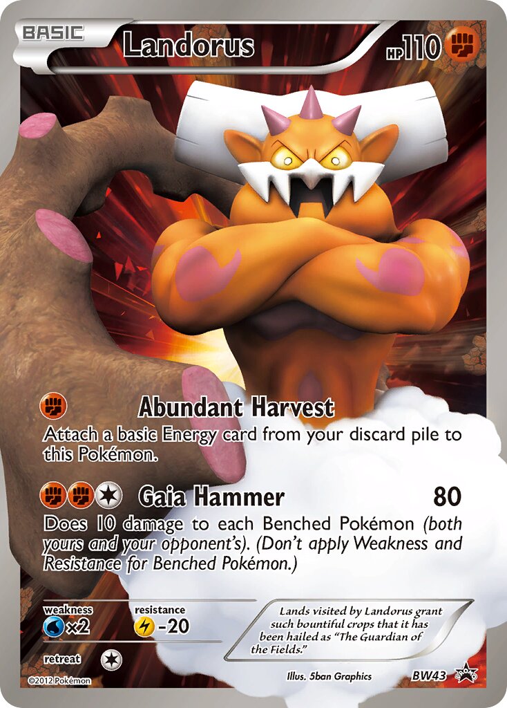 Landorus BW43 — Black & White Promos (English Pokémon TCG card)