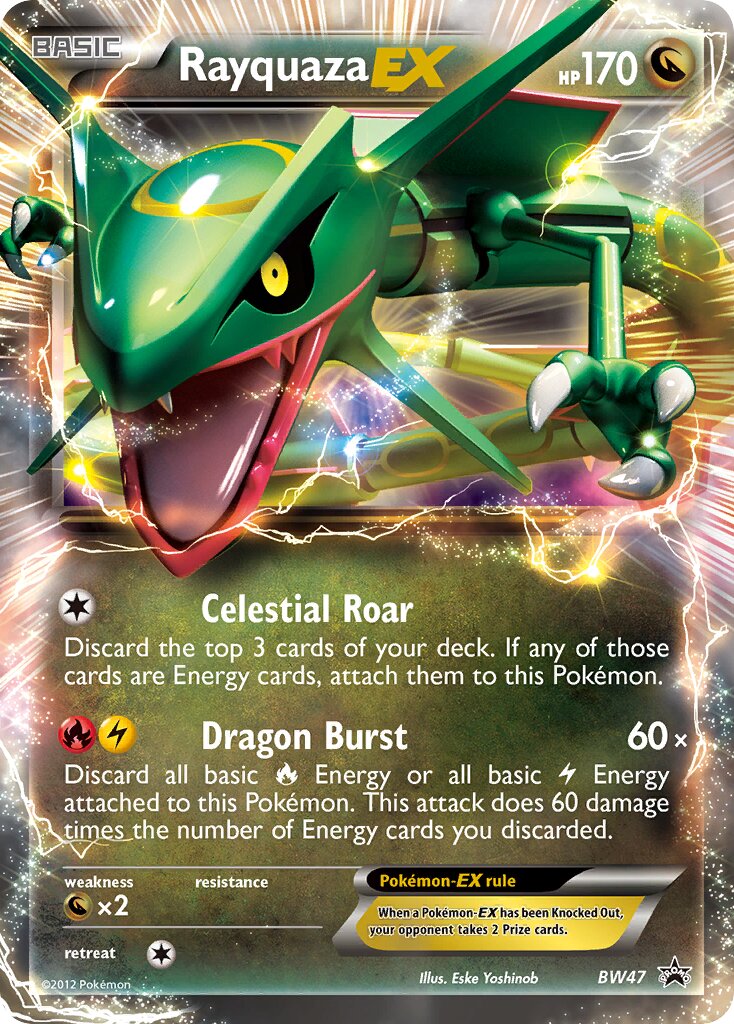 Rayquaza-EX BW47 — Black & White Promos (English Pokémon TCG card)