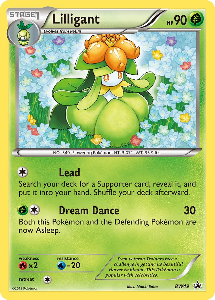 Lilligant BW49 — Black & White Promos (English Pokémon TCG card)