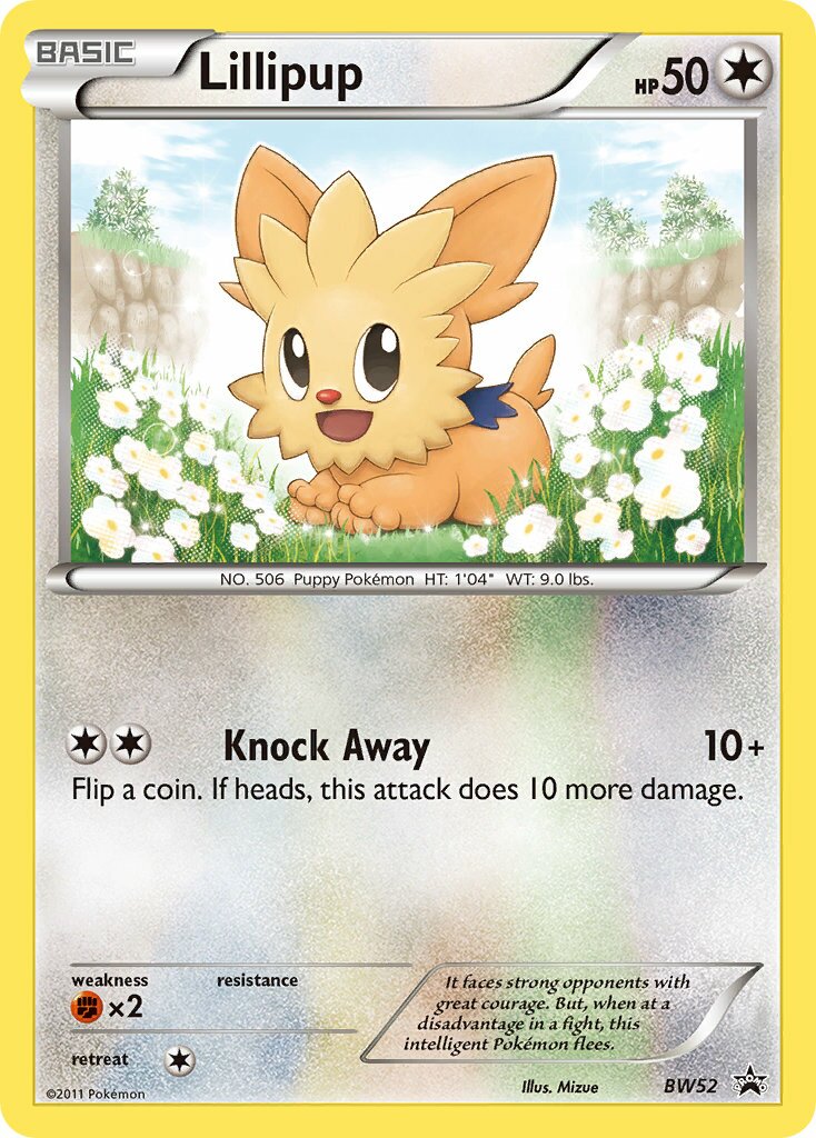 Lillipup BW52 — Black & White Promos (English Pokémon TCG card)