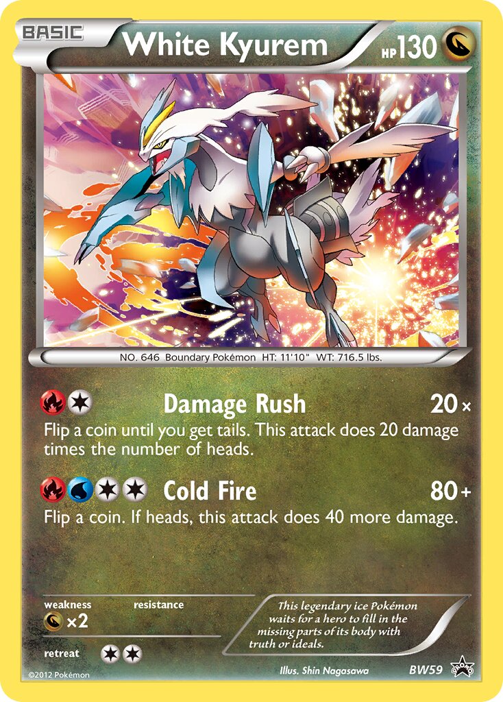 White Kyurem BW59 — Black & White Promos (English Pokémon TCG card)
