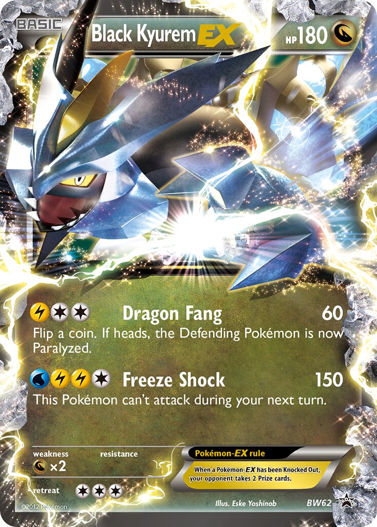 Black Kyurem-EX BW62 — Black & White Promos (English Pokémon TCG card)