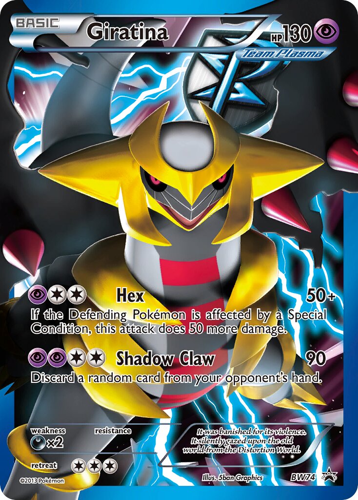 Giratina BW74 — Black & White Promos (English Pokémon TCG card)