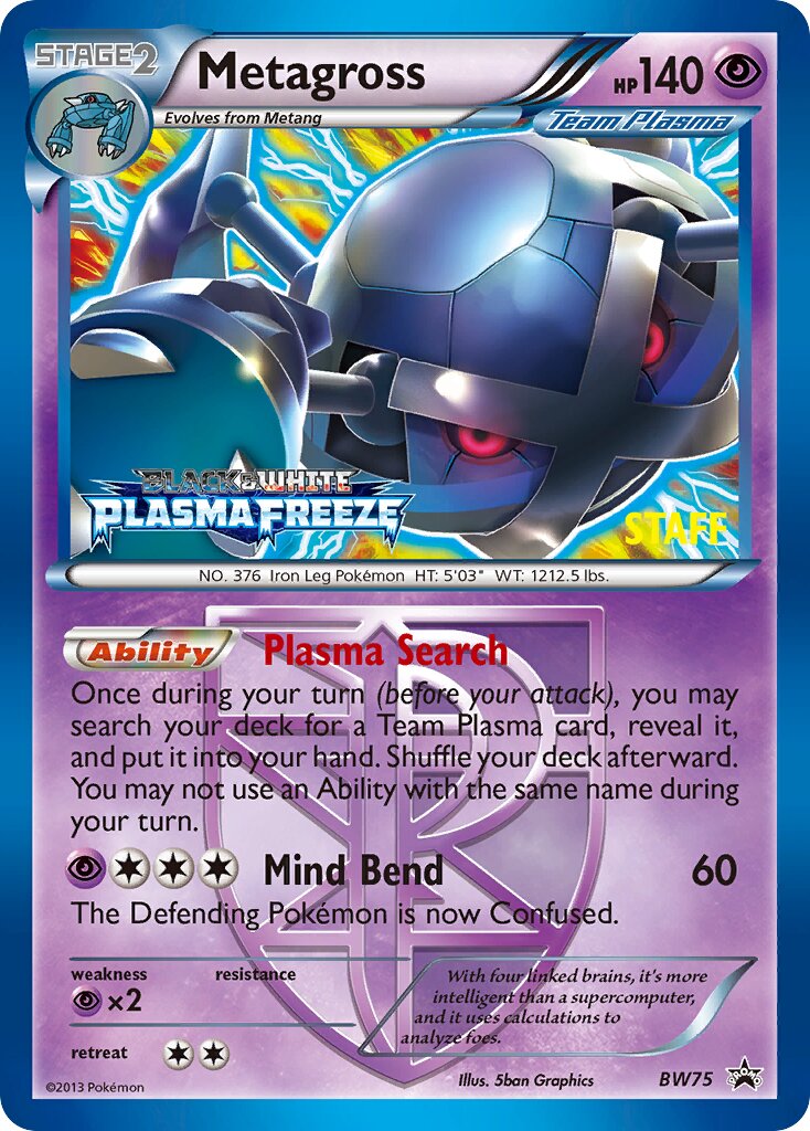 Metagross BW75 — Black & White Promos (English Pokémon TCG card)