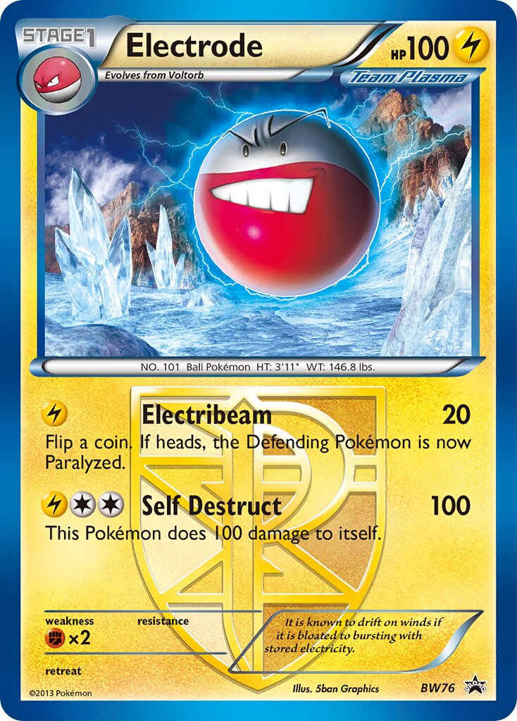 Electrode BW76 — Black & White Promos (English Pokémon TCG card)
