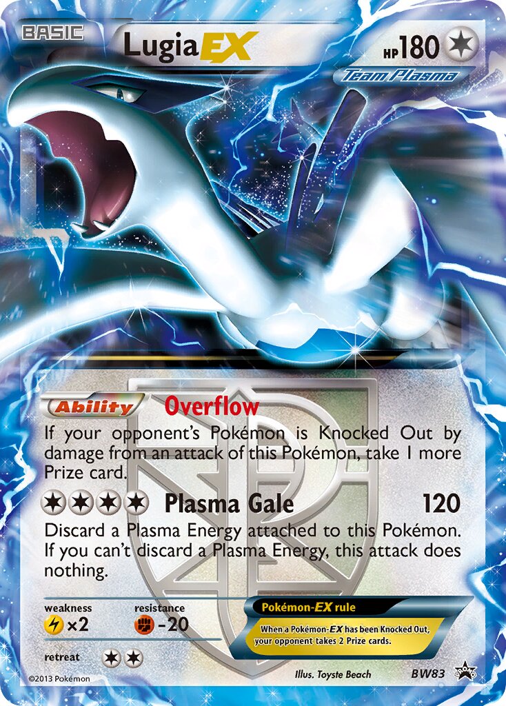 Lugia-EX BW83 — Black & White Promos (English Pokémon TCG card)