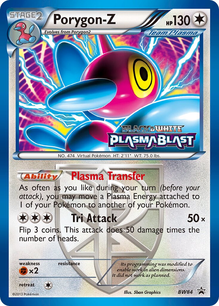 Porygon-Z BW84 — Black & White Promos (English Pokémon TCG card)