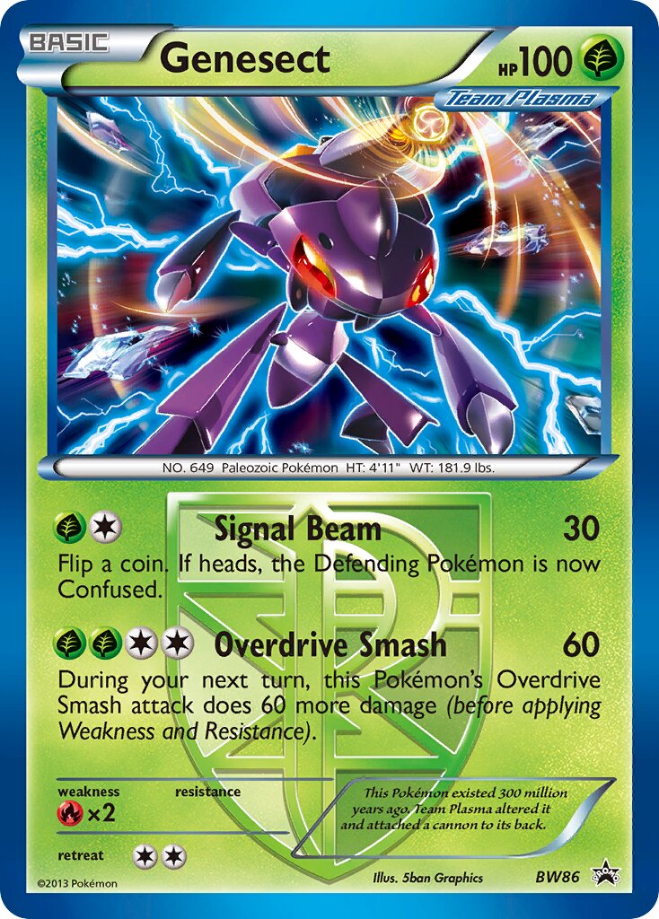 Genesect BW86 — Black & White Promos (English Pokémon TCG card)