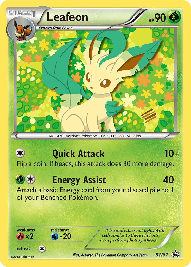 Leafeon BW87 — Black & White Promos (English Pokémon TCG card)