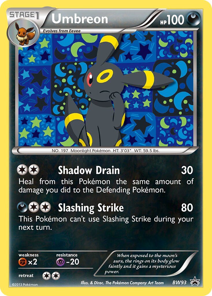Umbreon BW93 — Black & White Promos (English Pokémon TCG card)