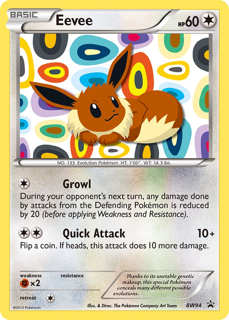 Eevee BW94 — Black & White Promos (English Pokémon TCG card)