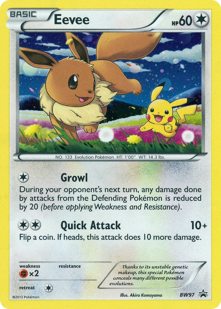 Eevee BW97 — Black & White Promos (English Pokémon TCG card)