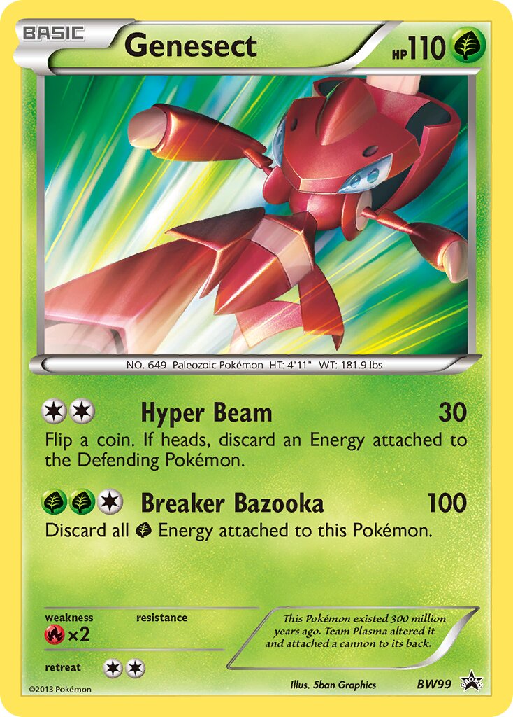 Genesect BW99 — Black & White Promos (English Pokémon TCG card)