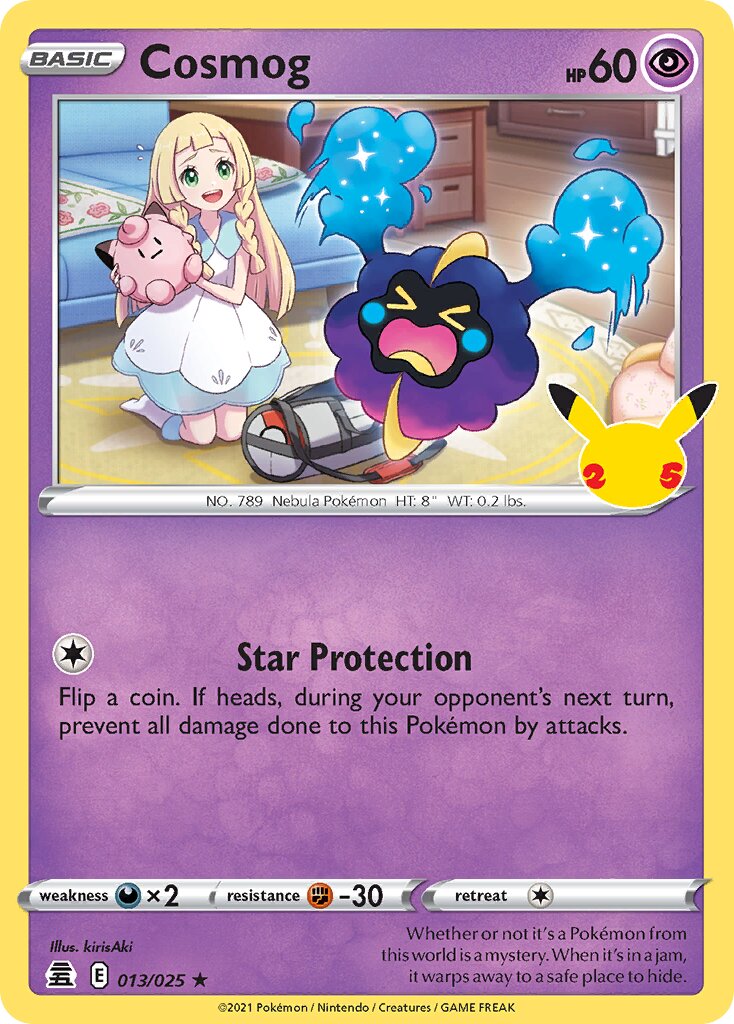 Cosmog 013/50 — Celebrations (English Pokémon TCG card)