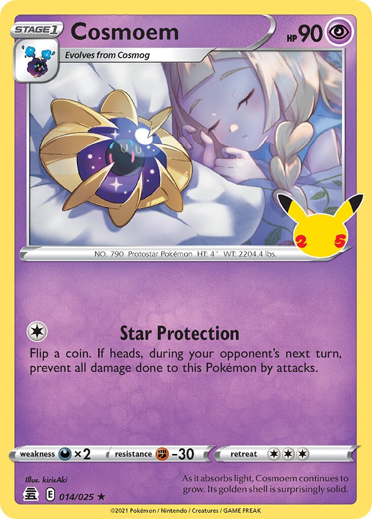 Cosmoem 014/50 — Celebrations (English Pokémon TCG card)