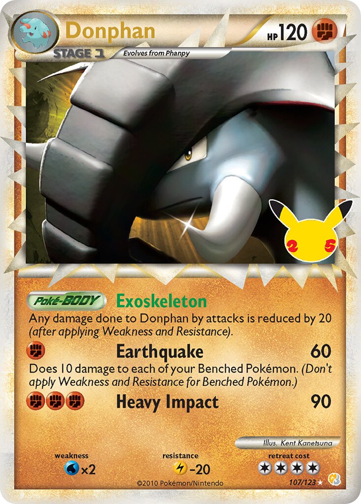 Donphan 010/50 — Celebrations (English Pokémon TCG card)