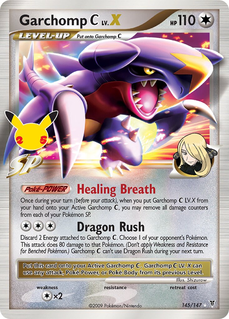 Garchomp C LV.X 014/50 — Celebrations (English Pokémon TCG card)