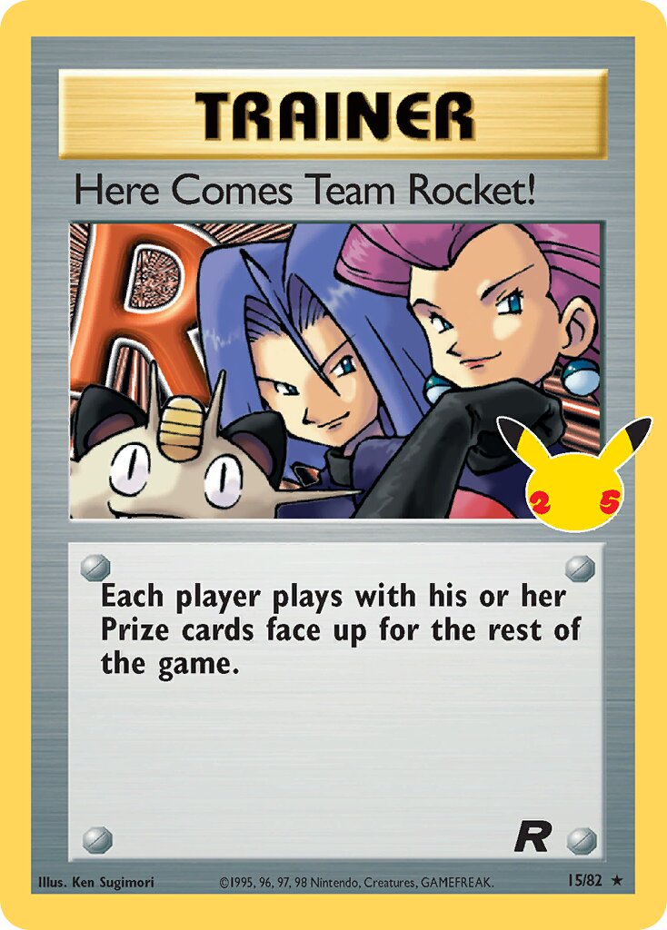 Rocket's Zapdos 015/50 — Celebrations (English Pokémon TCG card)