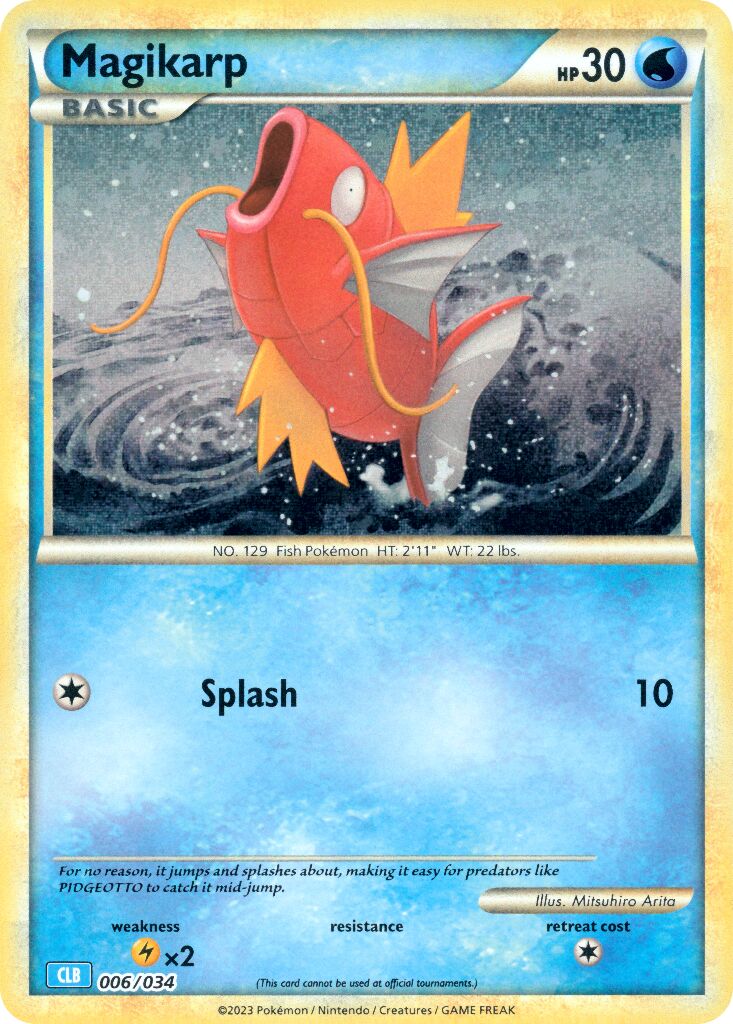Magikarp 006 — Pokémon TCG Classic (Blastoise) (English Pokémon TCG card)