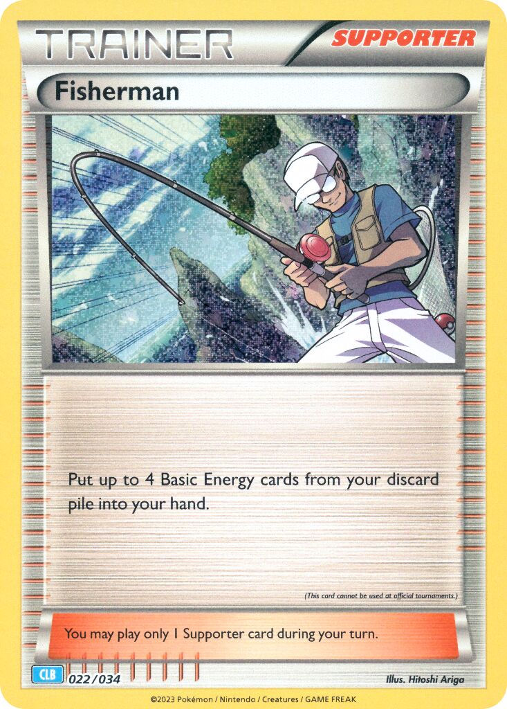 Fisherman 022 — Pokémon TCG Classic (Blastoise) (English Pokémon TCG card)