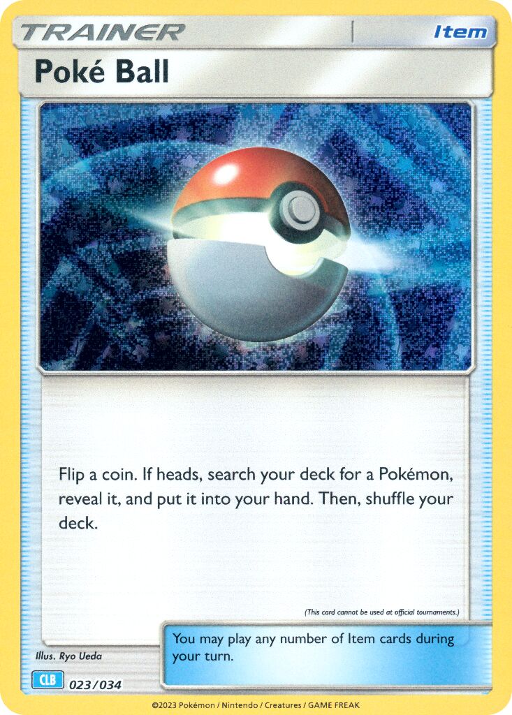 Poké Ball 023 — Pokémon TCG Classic (Blastoise) (English Pokémon TCG card)