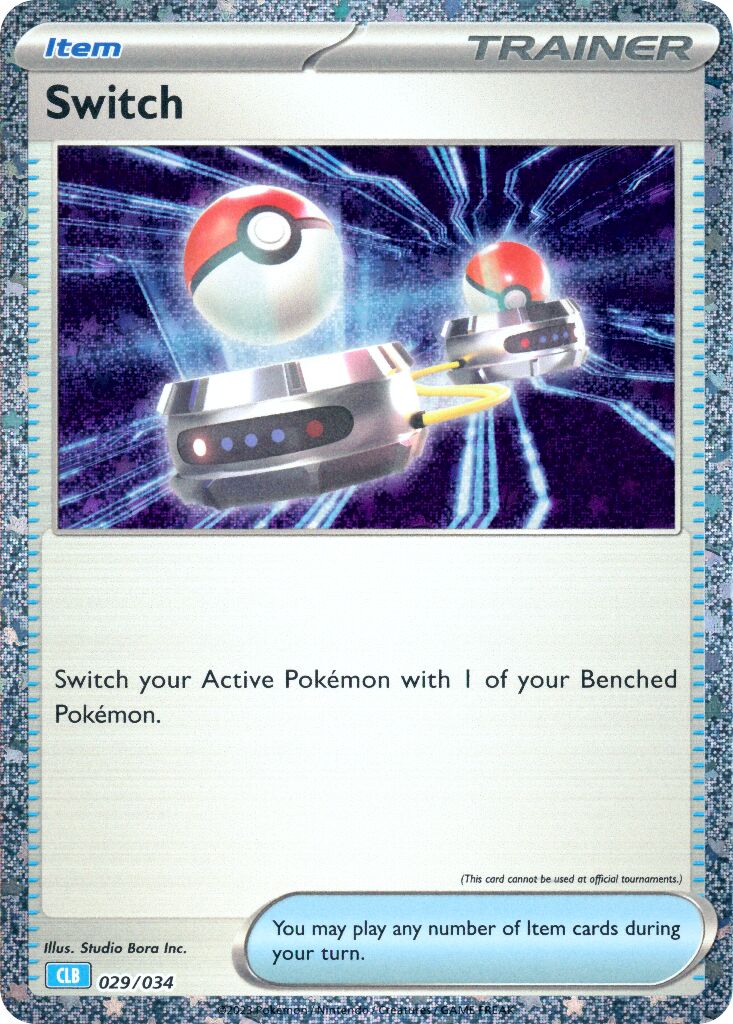 Switch 029 — Pokémon TCG Classic (Blastoise) (English Pokémon TCG card)