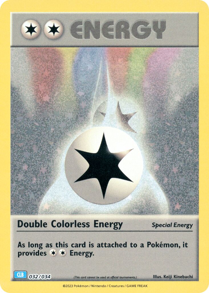 Double Colorless Energy 032 — Pokémon TCG Classic (Blastoise) (English Pokémon TCG card)