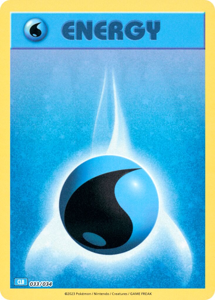 Water Energy 033 — Pokémon TCG Classic (Blastoise) (English Pokémon TCG card)