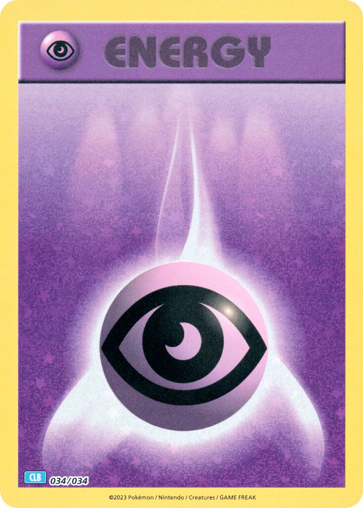 Psychic Energy 034 — Pokémon TCG Classic (Blastoise) (English Pokémon TCG card)