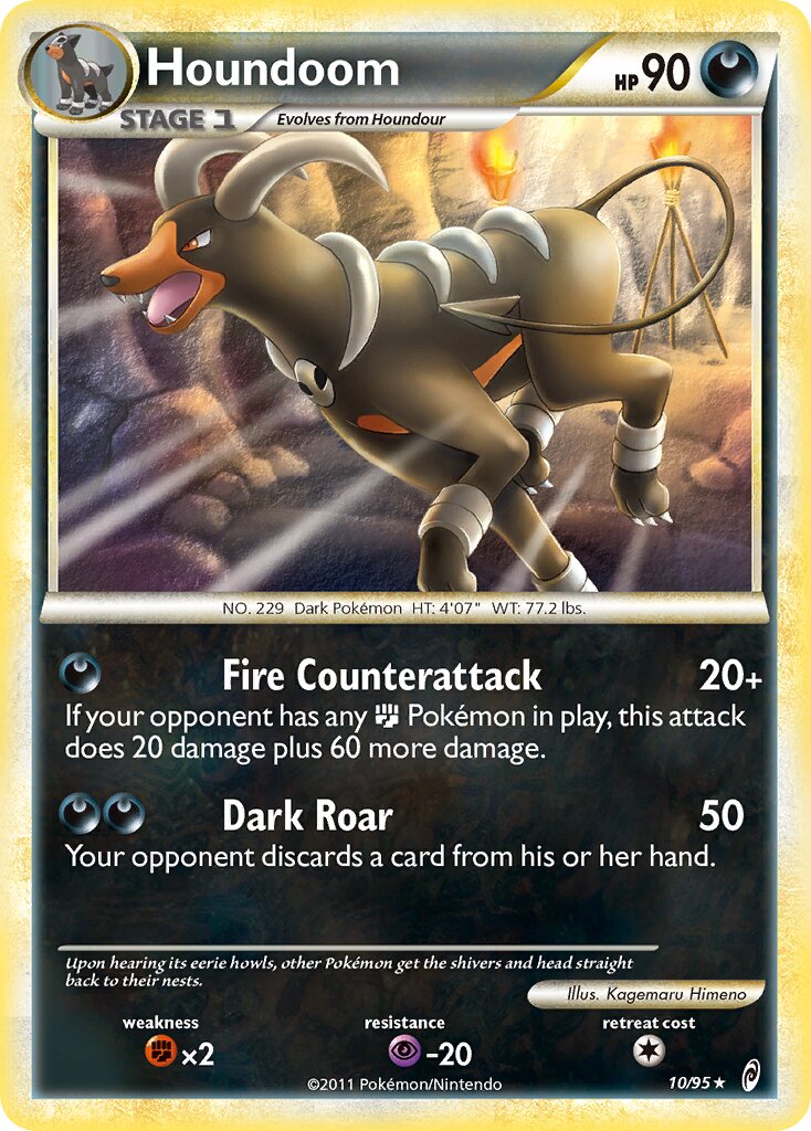 Houndoom 010/106 — Call of Legends (English Pokémon TCG card)