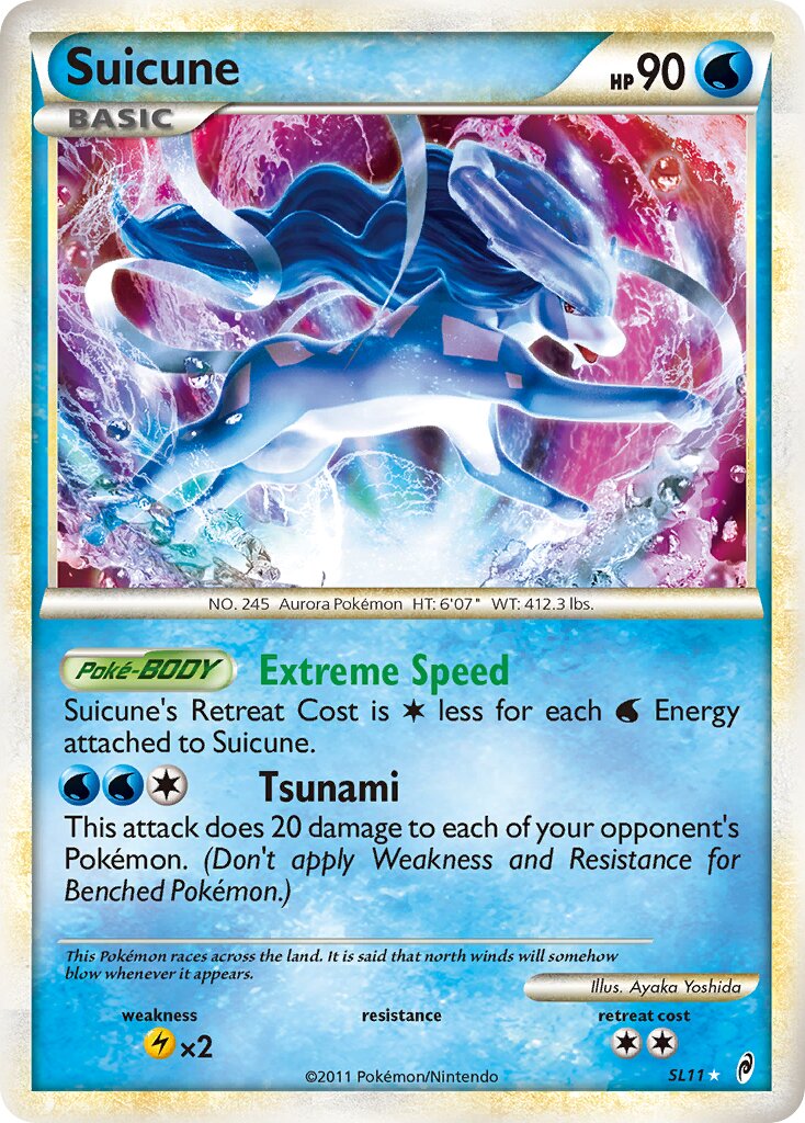 Suicune SL11/106 — Call of Legends (English Pokémon TCG card)