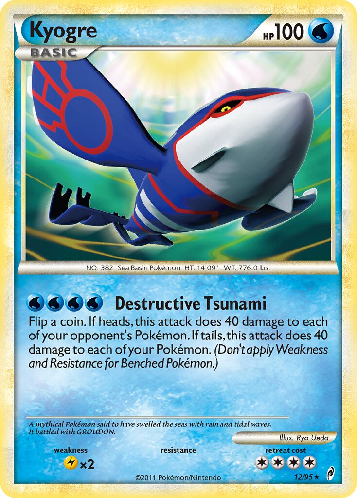 Kyogre 012/106 — Call of Legends (English Pokémon TCG card)