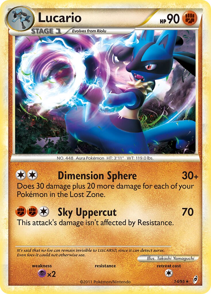 Lucario 014/106 — Call of Legends (English Pokémon TCG card)