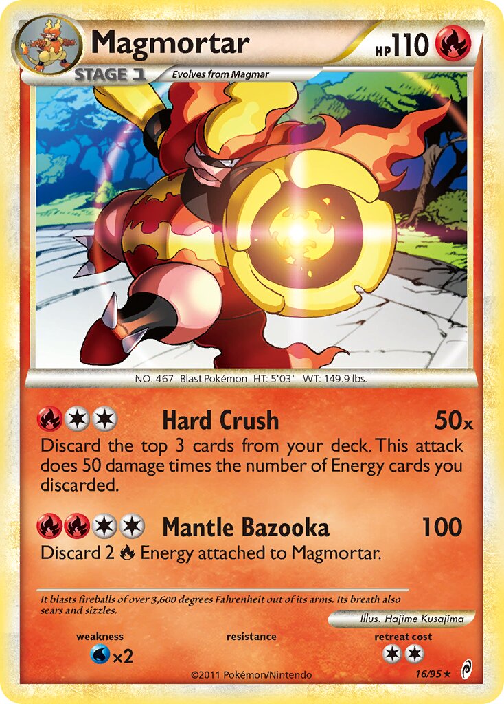 Magmortar 016/106 — Call of Legends (English Pokémon TCG card)